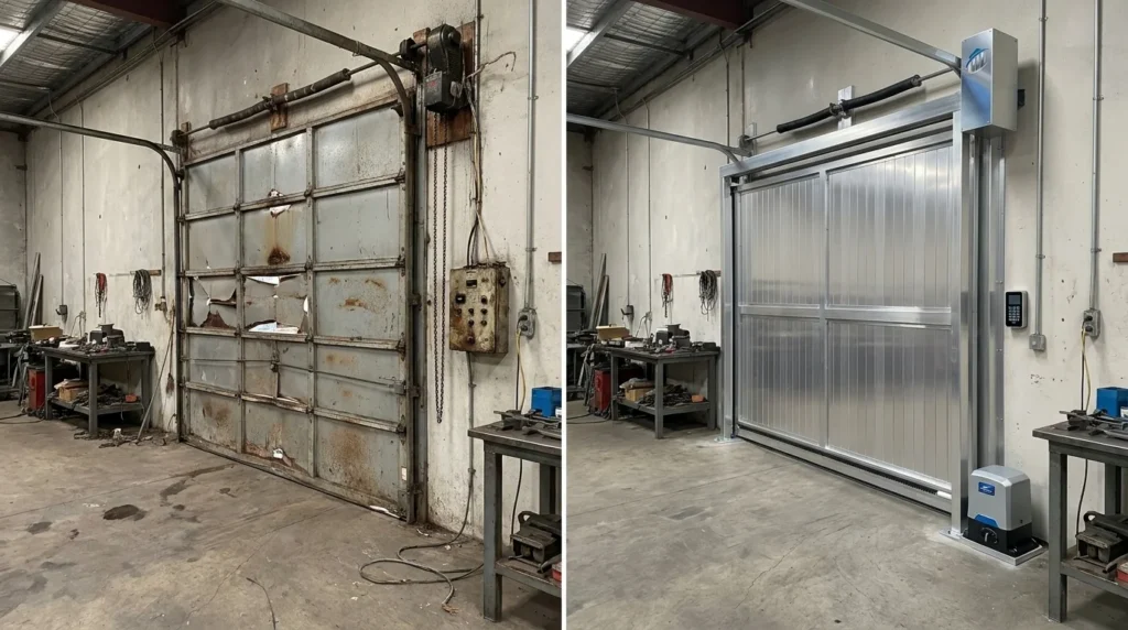 Aluminum Gates Auckland Before and After Installation 4
