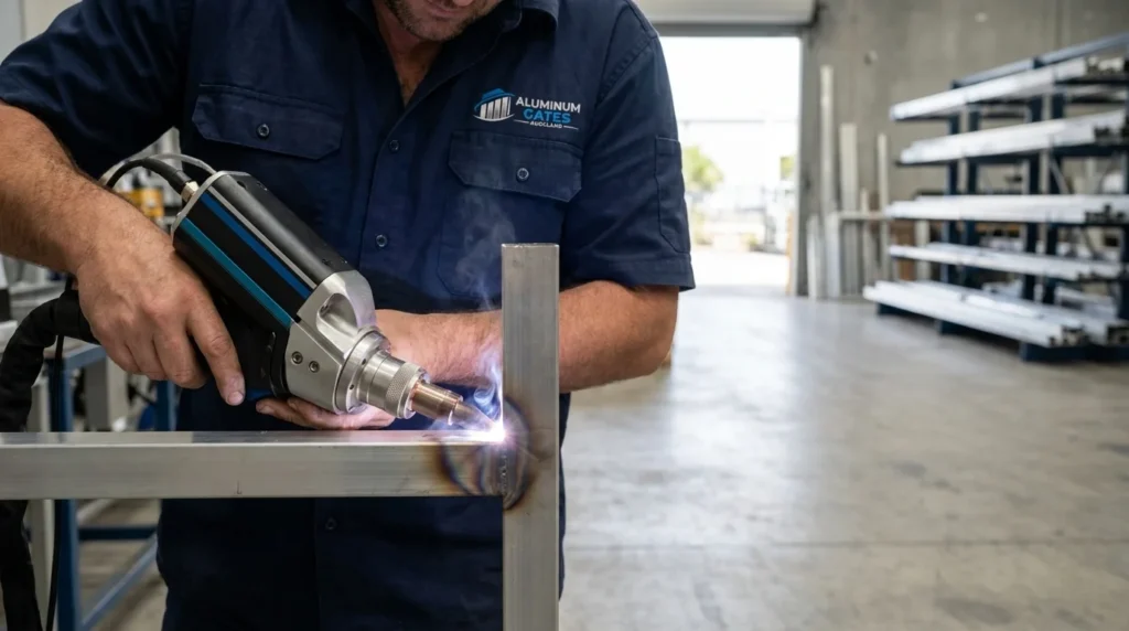 Aluminum Gates Auckland Commercial Gate Installation 2